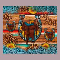 Saddle Horseshoe Leopard Sunflower Vintage Hoodie | Teevron