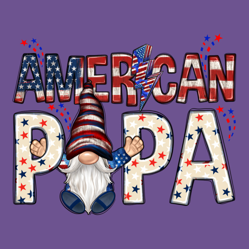 American Papa With Gnome Vintage Tee by NancyCooperArtShop | Teevron