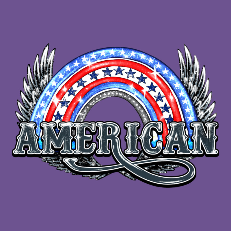 American Rainbow Vintage Tee by NancyCooperArtShop | Teevron