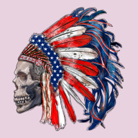 American Indian Headdress With Skull Ladies Tee | Teevron