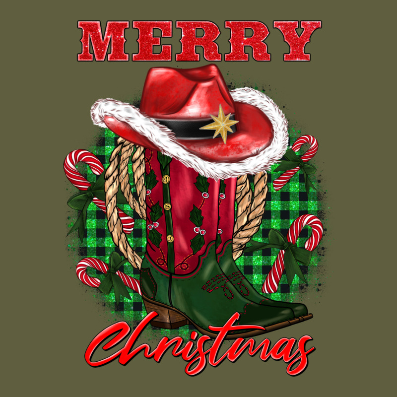 Merry Christmas Boots Hat Rope Vintage Tee by AdoDesignShop | Teevron
