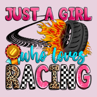 Just A Girl Who Loves Racing Ladies Tee | Teevron