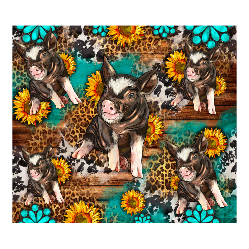 Western Pigs Urban Heavy Tee by LillyAllenDesigns | Teevron