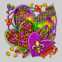 Mardi Gras Hearts Premium Sweatshirt | Teevron