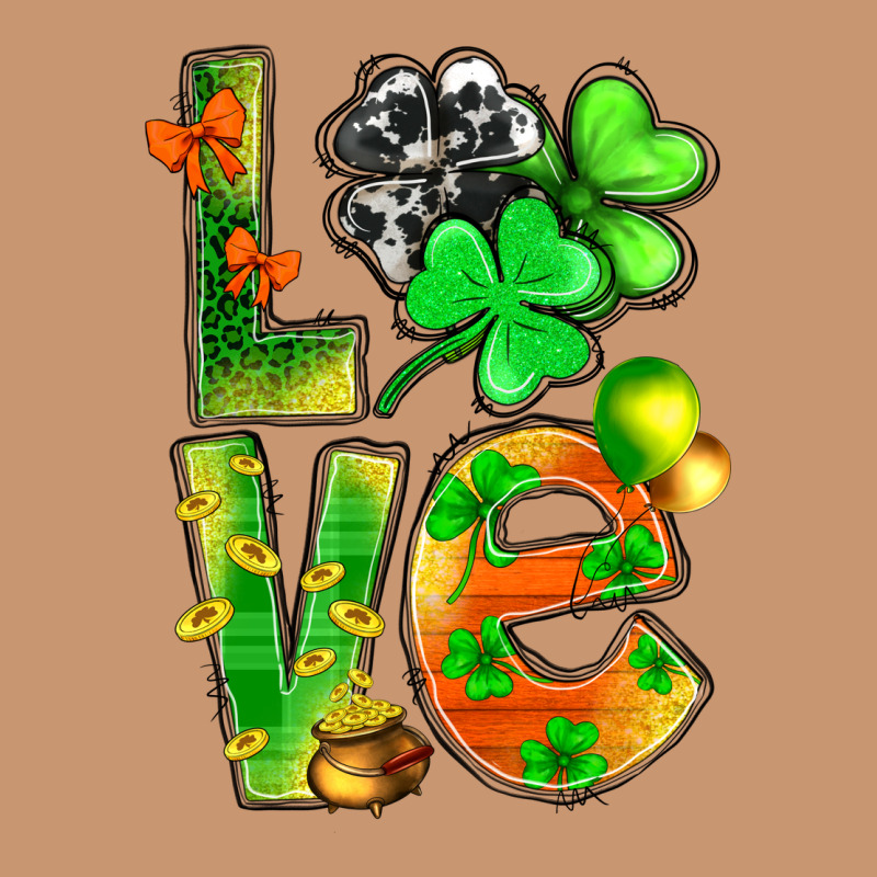 St.patrick Love With Clover Heavyweight Hoodie by NancyCooperArtShop | Teevron