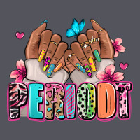 Periodt Afro Woman Nail Art Vintage Hoodie | Teevron