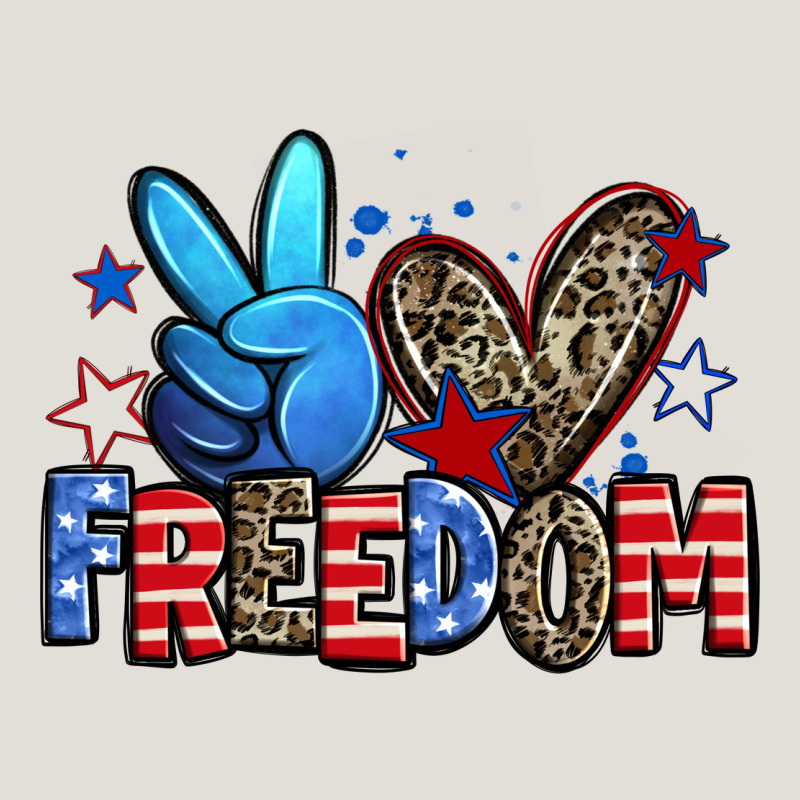 Peace Love Freedom Heavy Core Tee by Zillion Design Studio | Teevron