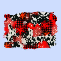 Western Red Cowhide Winter Background Urban Heavy Tee | Teevron