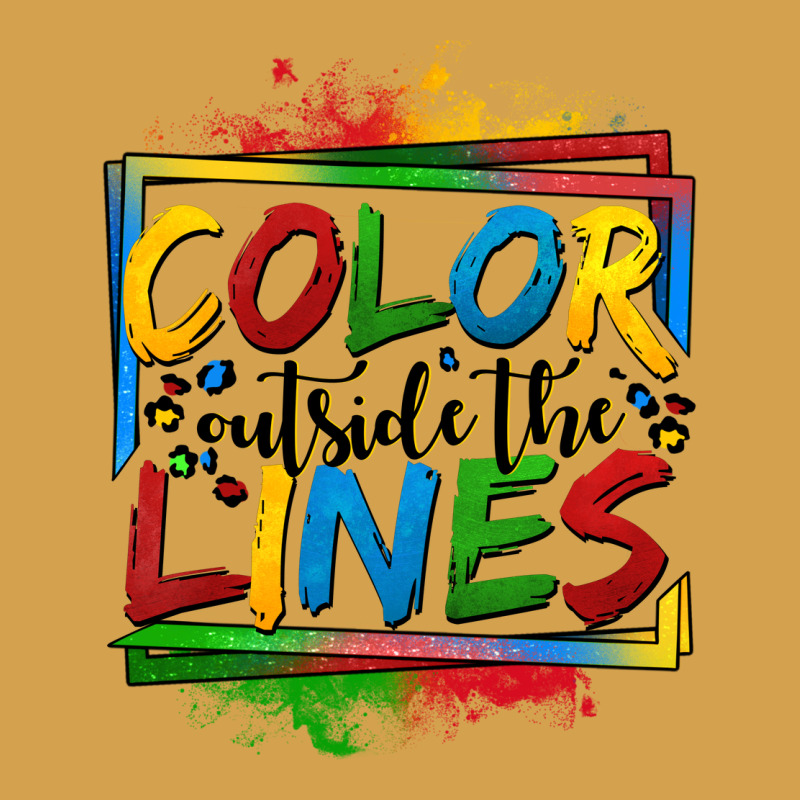 Color Outside The Lines Autism Urban Hoodie by OliviaCreatesArt | Teevron