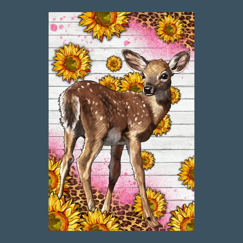 Western Cute Baby Deer Fawn Urban Heavy Tee by LillyAllenDesigns | Teevron