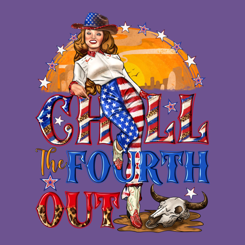 Chill The Fourth Out 4th Of July Vintage Tee by NancyCooperArtShop | Teevron
