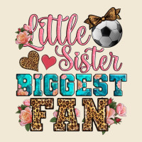 Little Sister Biggest Fan Soccer Premium Tee | Teevron