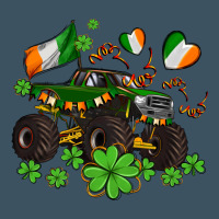 Monster Truck With Shamrocks Urban Heavy Tee | Teevron