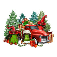 merry christmas truck afro gnomies | Teevron
