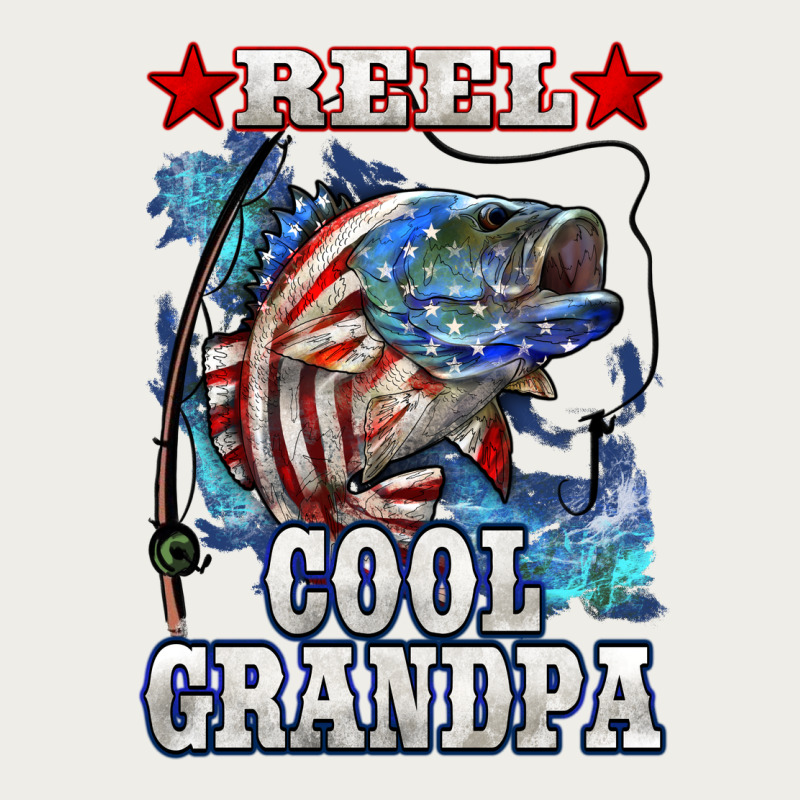 Reel Cool Grandpa American Flag Bass Zipper Hoodie by LillyAllenDesigns | Teevron