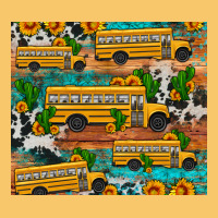 School Bus Cactus Sunflower Vintage Hoodie | Teevron
