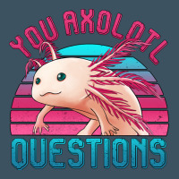 You Axolotl Questions 80's Retro Sunset Urban Heavy Tee | Teevron