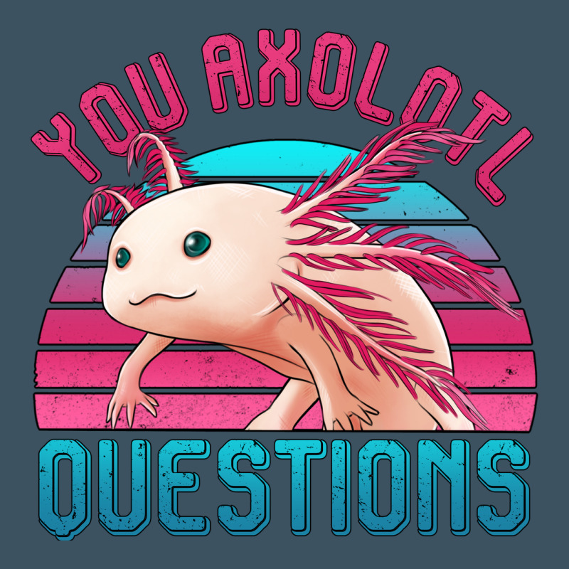You Axolotl Questions 80's Retro Sunset Urban Heavy Tee by Jasminsmagicworld | Teevron