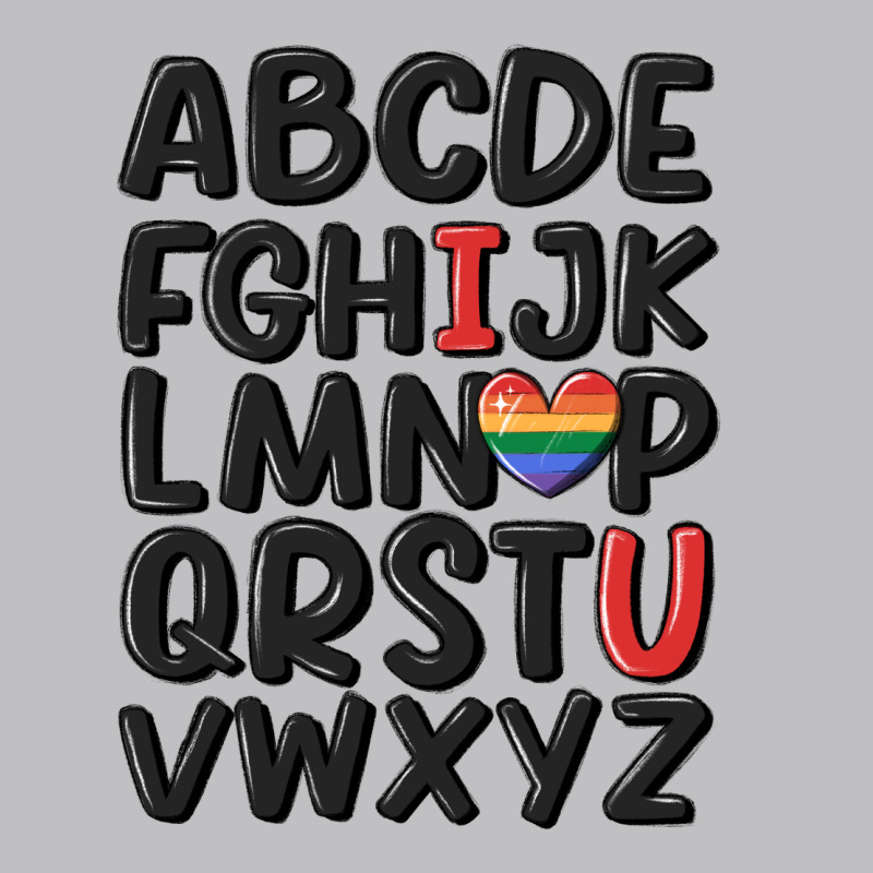 Pride Alphabet Classic Tee by MaliasSmallBusiness | Teevron
