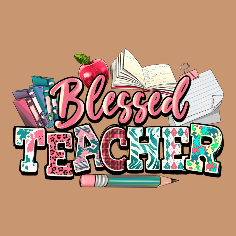 Blessed Teacher School Heavyweight Hoodie by NancyCooperArtShop | Teevron