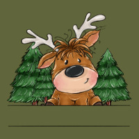 Personalized Christmas Deer Classic Tee | Teevron