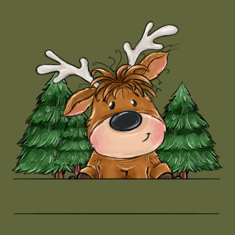Personalized Christmas Deer Classic Tee by MaliasSmallBusiness | Teevron