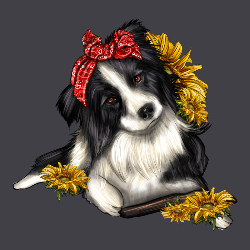 Border Collie With Bandanna Heavyweight Hoodie by texasbilliewilder | Teevron