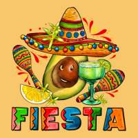Fıesta With Avocado And Sombrero Vintage Hoodie | Teevron