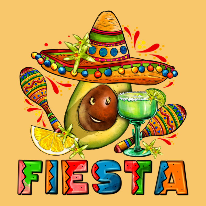 Fıesta With Avocado And Sombrero Vintage Hoodie by AdoDesignShop | Teevron