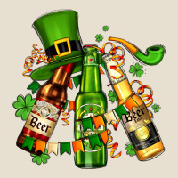 St Patrick's Beers Flags And Hat Urban Heavy Tee | Teevron