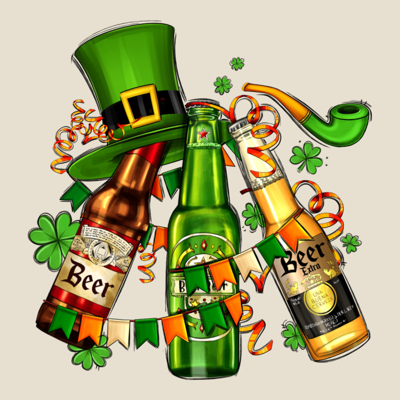 St Patrick's Beers Flags And Hat Urban Heavy Tee by AdoDesignShop | Teevron