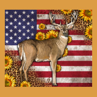 Western American Flag And Deer Urban Heavy Tee | Teevron