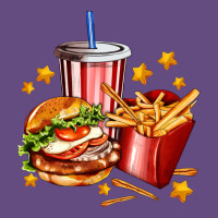 Hamburger Potatoes And Coke Vintage Hoodie | Teevron