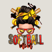 Softball Mom Messy Bun Heavy Core Tee | Teevron