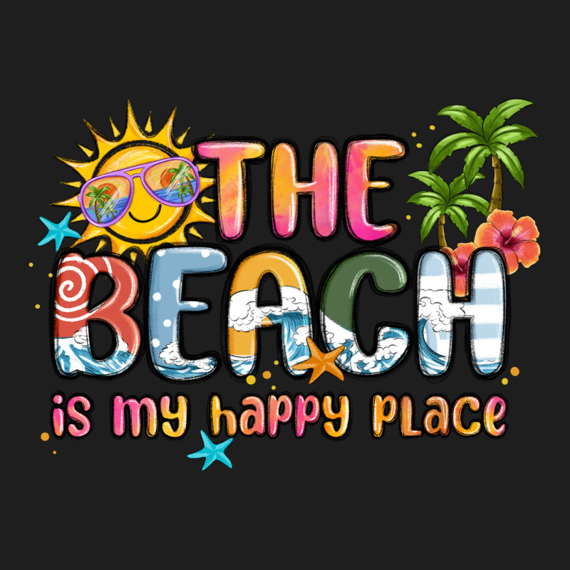 The Beach Is My Happy Place Classic Tee by MaliasSmallBusiness | Teevron