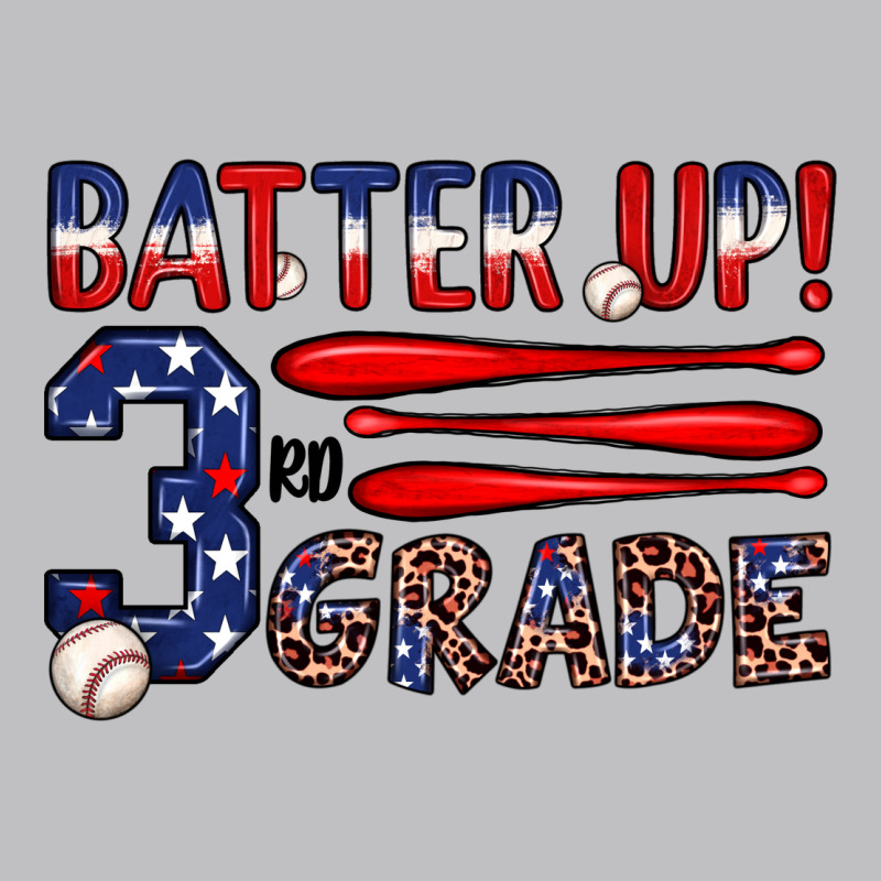 Batter Up 3rd Grade Long Sleeve Tee by JahusDesignShop | Teevron