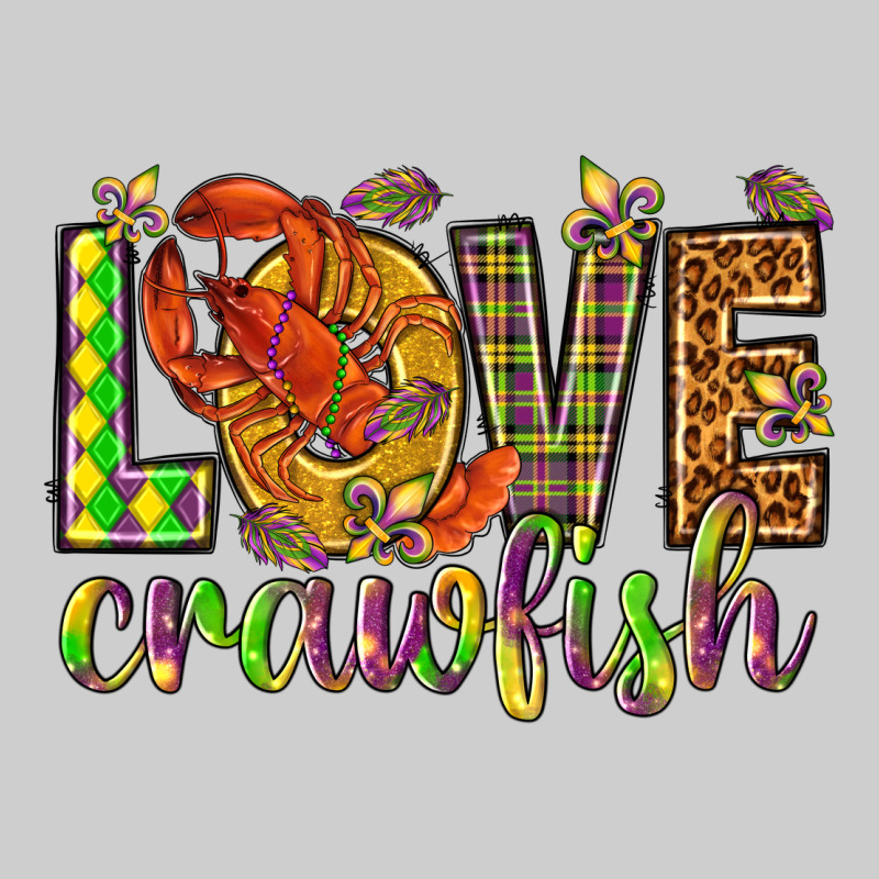 Mardi Gras Love Crawfish Premium Sweatshirt by NancyCooperArtShop | Teevron