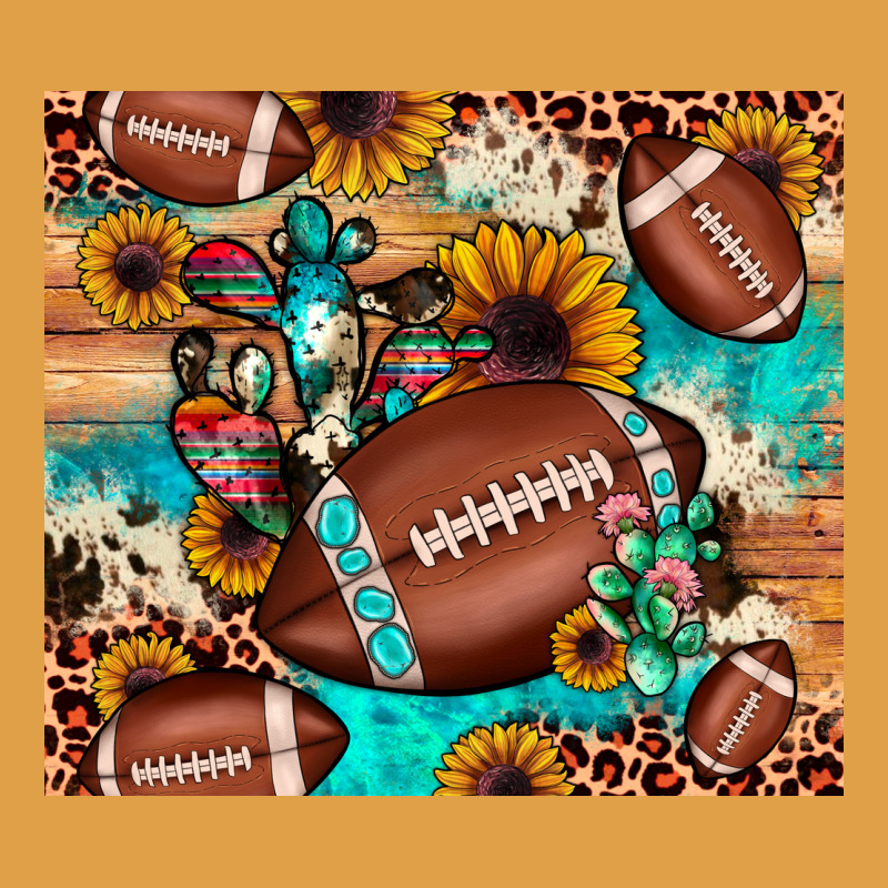 Football Cactus Sunflower Premium Hoodie by JahusDesignShop | Teevron