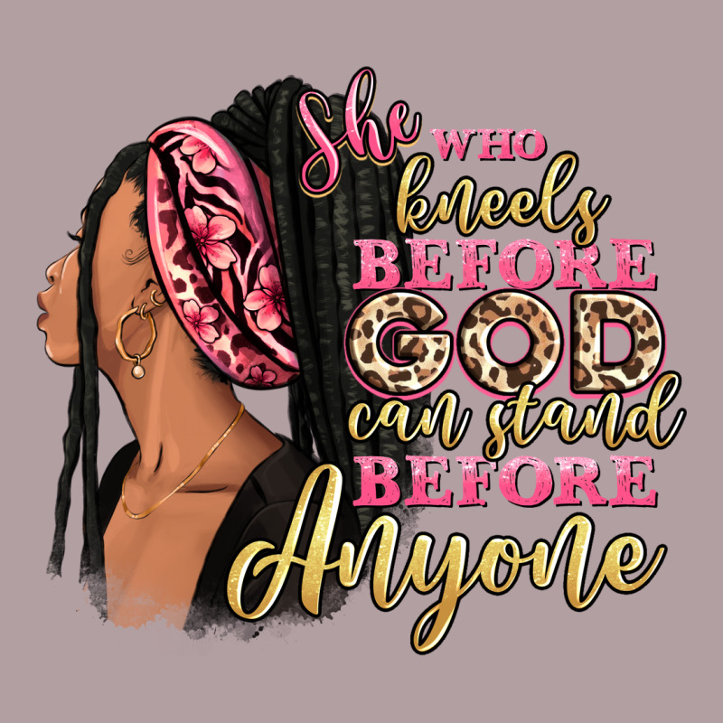 She Who Kneels Before God Can Stand Before Anyone Vintage Hoodie by RanaPortraitStore | Teevron