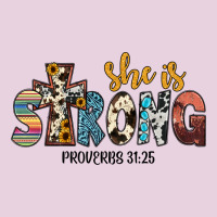 She İs Strong Proverbs 31 25 Ladies Tee | Teevron