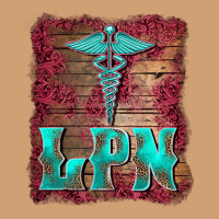 Licensed Practical Nurse Medical Symbol  Background Vintage Tee | Teevron