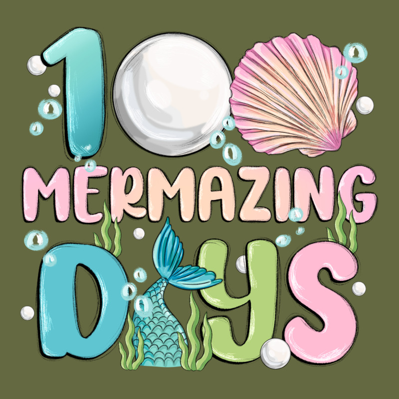 100 Mermazing Days Long Sleeve Tee by MaliasSmallBusiness | Teevron