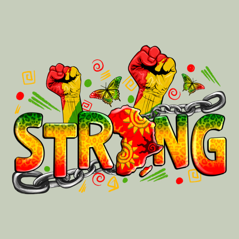 Strong Juneteenth Ladies Tee by Zillion Design Studio | Teevron