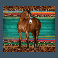 Western Horse Serape  Leather Leopard Urban Heavy Tee | Teevron