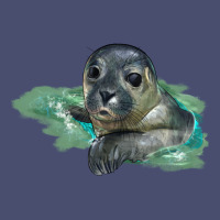 Sea Seal Face Illustrations Vintage Tee | Teevron