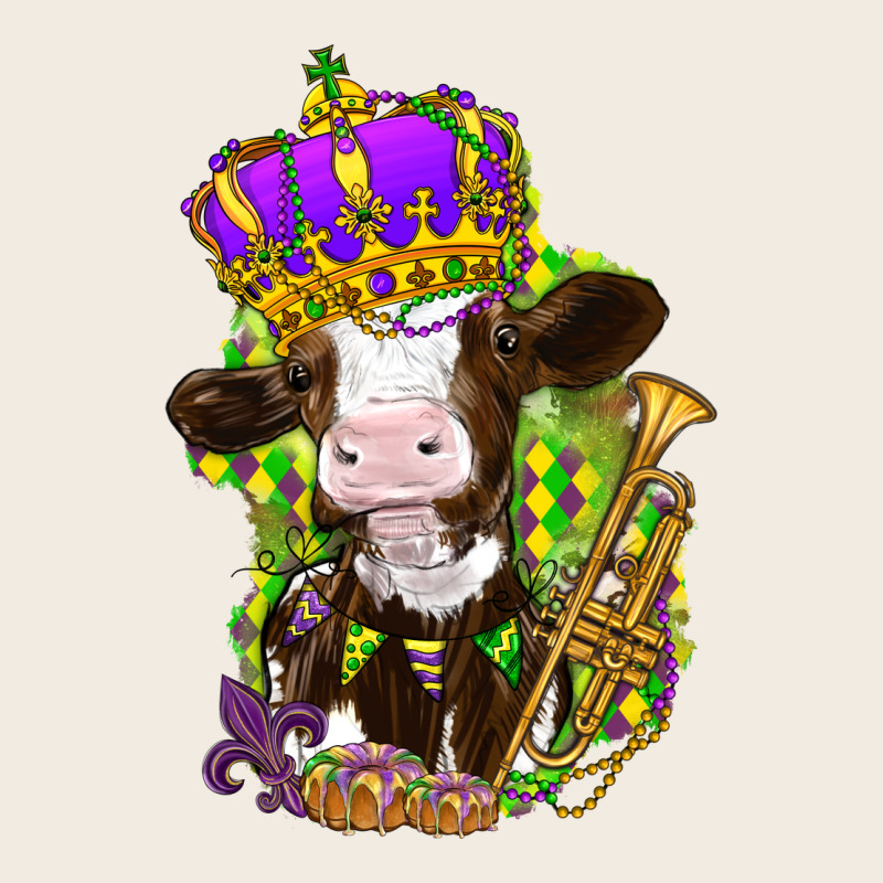 Mardi Gras Cow Premium Sweatshirt by NancyCooperArtShop | Teevron