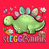 Easter Stegosaurus Delight Zipper Hoodie | Teevron