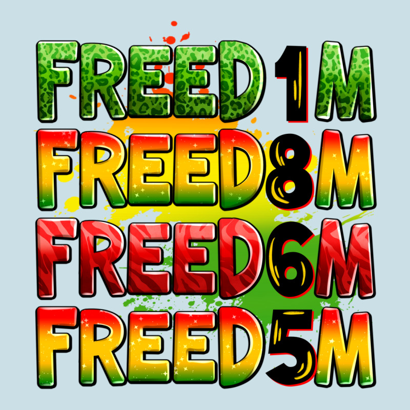 Freedom Freedom Freedom Freedom 1865 Ladies Tee by Zillion Design Studio | Teevron
