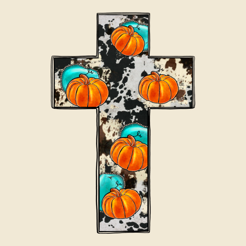 Pumpkin Cross Ladies Tee by JahusDesignShop | Teevron