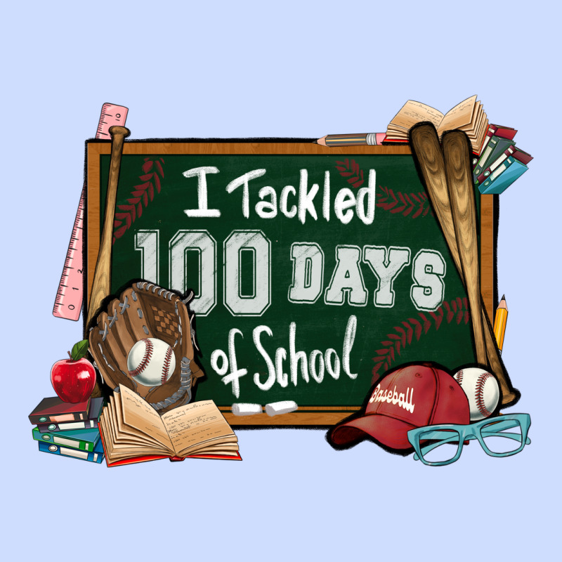 I Tacked 100 Days School Baseball Urban Heavy Tee by NancyCooperArtShop | Teevron